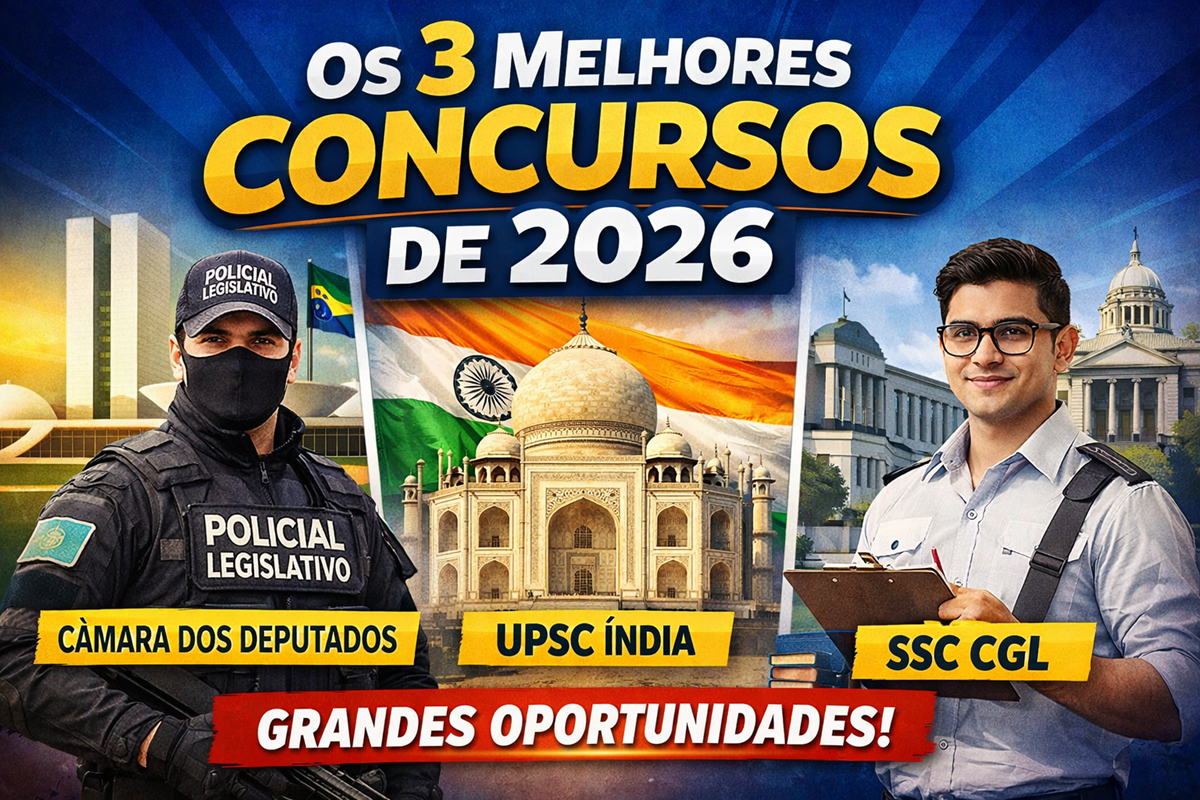 Os 3 Melhores Concursos Públicos de 2026: Oportunidades Imperdíveis no Serviço Público