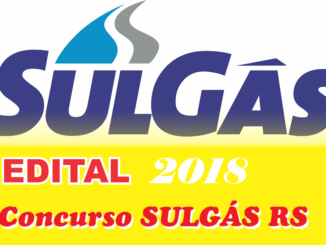 Concurso para a SULGÁS RS 2018