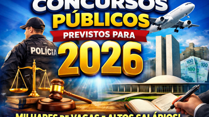 Concursos Previstos para 2026