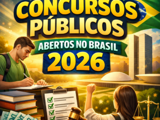 Concursos Públicos Abertos no Brasil 2026