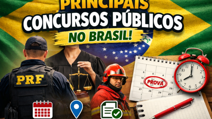 Principais Concursos Públicos Abertos de 2026