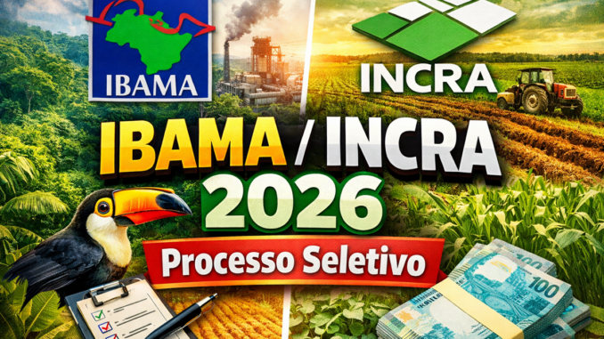 Processo Seletivo IBAMA INCRA 2026