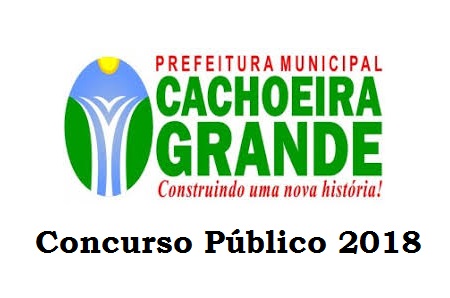 concurso prefeitura de cachoeira grande no maranhão