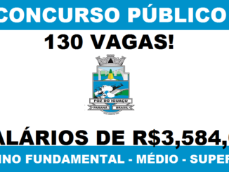 concurso prefeitura de foz do iguaçu no paraná