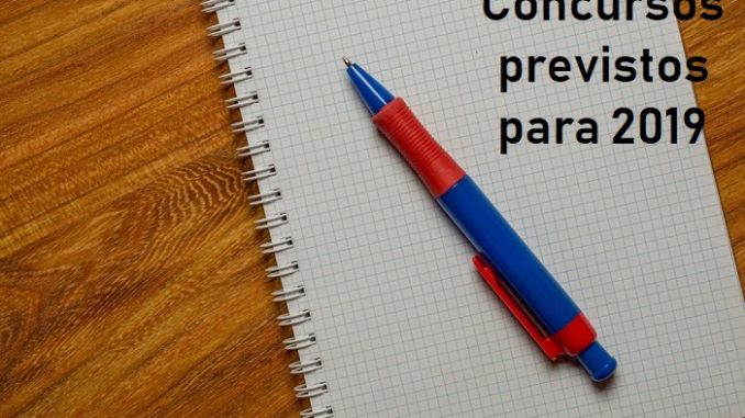 concursos previstos para 2019